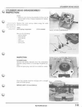 2001-2005 Honda TRX250EX Sportrax TRX250EX Factory Service Manual, Page 97