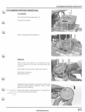 2001-2005 Honda TRX250EX Sportrax TRX250EX Factory Service Manual, Page 109