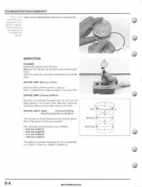 2001-2005 Honda TRX250EX Sportrax TRX250EX Factory Service Manual, Page 110