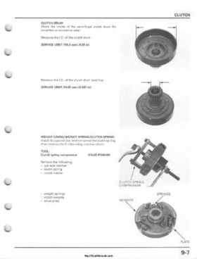 2001-2005 Honda TRX250EX Sportrax TRX250EX Factory Service Manual, Page 127