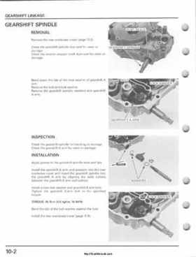 2001-2005 Honda TRX250EX Sportrax TRX250EX Factory Service Manual, Page 142