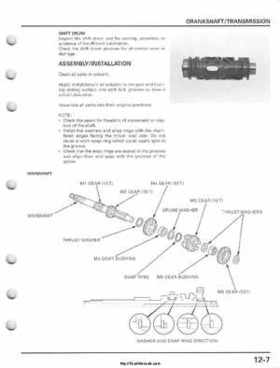 2001-2005 Honda TRX250EX Sportrax TRX250EX Factory Service Manual, Page 167