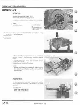 2001-2005 Honda TRX250EX Sportrax TRX250EX Factory Service Manual, Page 170