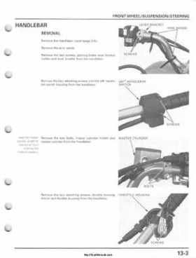 2001-2005 Honda TRX250EX Sportrax TRX250EX Factory Service Manual, Page 181