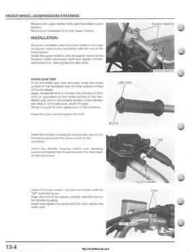 2001-2005 Honda TRX250EX Sportrax TRX250EX Factory Service Manual, Page 182