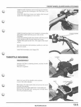 2001-2005 Honda TRX250EX Sportrax TRX250EX Factory Service Manual, Page 183