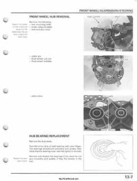 2001-2005 Honda TRX250EX Sportrax TRX250EX Factory Service Manual, Page 185