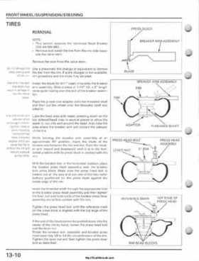 2001-2005 Honda TRX250EX Sportrax TRX250EX Factory Service Manual, Page 188