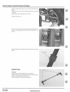 2001-2005 Honda TRX250EX Sportrax TRX250EX Factory Service Manual, Page 198