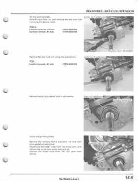 2001-2005 Honda TRX250EX Sportrax TRX250EX Factory Service Manual, Page 209