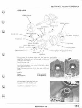 2001-2005 Honda TRX250EX Sportrax TRX250EX Factory Service Manual, Page 213