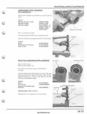 2001-2005 Honda TRX250EX Sportrax TRX250EX Factory Service Manual, Page 221