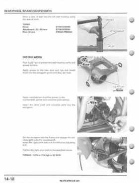 2001-2005 Honda TRX250EX Sportrax TRX250EX Factory Service Manual, Page 222