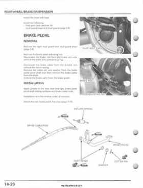 2001-2005 Honda TRX250EX Sportrax TRX250EX Factory Service Manual, Page 224
