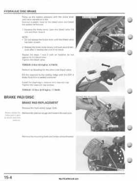 2001-2005 Honda TRX250EX Sportrax TRX250EX Factory Service Manual, Page 230