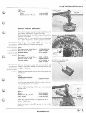 2001-2005 Honda TRX250EX Sportrax TRX250EX Factory Service Manual, Page 253