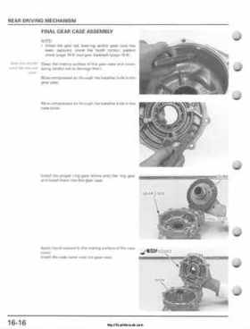 2001-2005 Honda TRX250EX Sportrax TRX250EX Factory Service Manual, Page 256