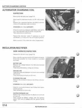 2001-2005 Honda TRX250EX Sportrax TRX250EX Factory Service Manual, Page 268