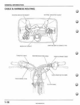 2001-2006 Honda TRX 300EX Sportrax 300EX Factory Service Manual, Page 22