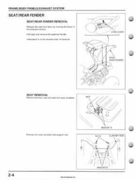 2001-2006 Honda TRX 300EX Sportrax 300EX Factory Service Manual, Page 34