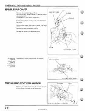 2001-2006 Honda TRX 300EX Sportrax 300EX Factory Service Manual, Page 38
