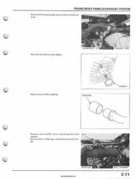 2001-2006 Honda TRX 300EX Sportrax 300EX Factory Service Manual, Page 41