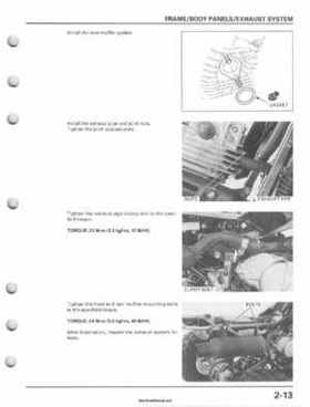 2001-2006 Honda TRX 300EX Sportrax 300EX Factory Service Manual, Page 43