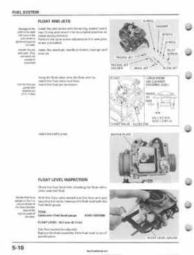 2001-2006 Honda TRX 300EX Sportrax 300EX Factory Service Manual, Page 86