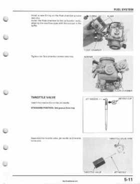 2001-2006 Honda TRX 300EX Sportrax 300EX Factory Service Manual, Page 87
