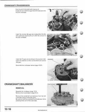 2001-2006 Honda TRX 300EX Sportrax 300EX Factory Service Manual, Page 192