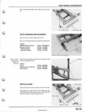 2001-2006 Honda TRX 300EX Sportrax 300EX Factory Service Manual, Page 249