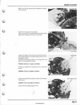 2001-2006 Honda TRX 300EX Sportrax 300EX Factory Service Manual, Page 259