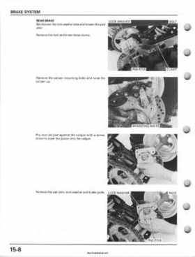 2001-2006 Honda TRX 300EX Sportrax 300EX Factory Service Manual, Page 260