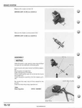 2001-2006 Honda TRX 300EX Sportrax 300EX Factory Service Manual, Page 264