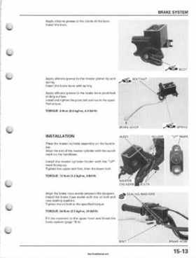 2001-2006 Honda TRX 300EX Sportrax 300EX Factory Service Manual, Page 265