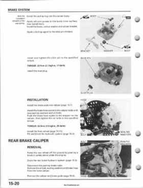 2001-2006 Honda TRX 300EX Sportrax 300EX Factory Service Manual, Page 272