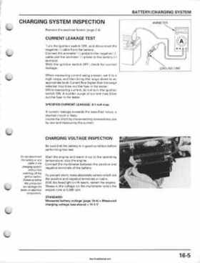2001-2006 Honda TRX 300EX Sportrax 300EX Factory Service Manual, Page 285