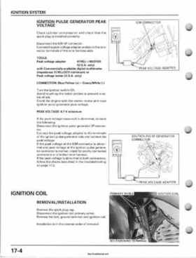 2001-2006 Honda TRX 300EX Sportrax 300EX Factory Service Manual, Page 292