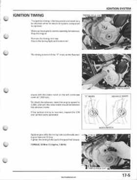 2001-2006 Honda TRX 300EX Sportrax 300EX Factory Service Manual, Page 293