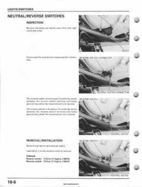 2001-2006 Honda TRX 300EX Sportrax 300EX Factory Service Manual, Page 312