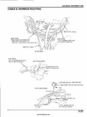 2003 Honda ATV TRX650FA Rincon Factory Service Manual, Page 25