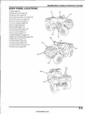 2003 Honda ATV TRX650FA Rincon Factory Service Manual, Page 43