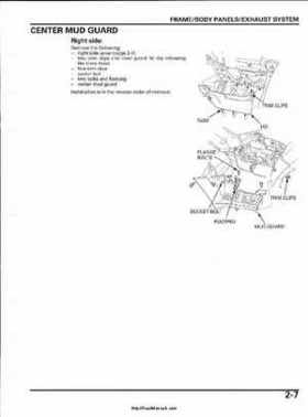 2003 Honda ATV TRX650FA Rincon Factory Service Manual, Page 47