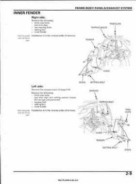 2003 Honda ATV TRX650FA Rincon Factory Service Manual, Page 49
