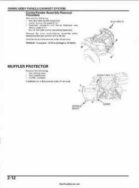 2003 Honda ATV TRX650FA Rincon Factory Service Manual, Page 52