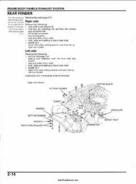 2003 Honda ATV TRX650FA Rincon Factory Service Manual, Page 54