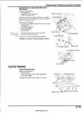 2003 Honda ATV TRX650FA Rincon Factory Service Manual, Page 55