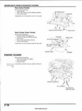 2003 Honda ATV TRX650FA Rincon Factory Service Manual, Page 56