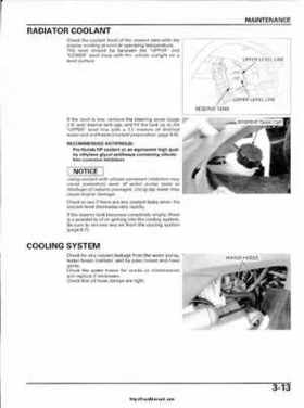 2003 Honda ATV TRX650FA Rincon Factory Service Manual, Page 73