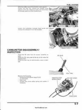2003 Honda ATV TRX650FA Rincon Factory Service Manual, Page 102